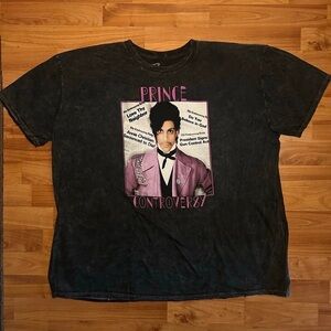 Prince Black and Purple Graphic Tee